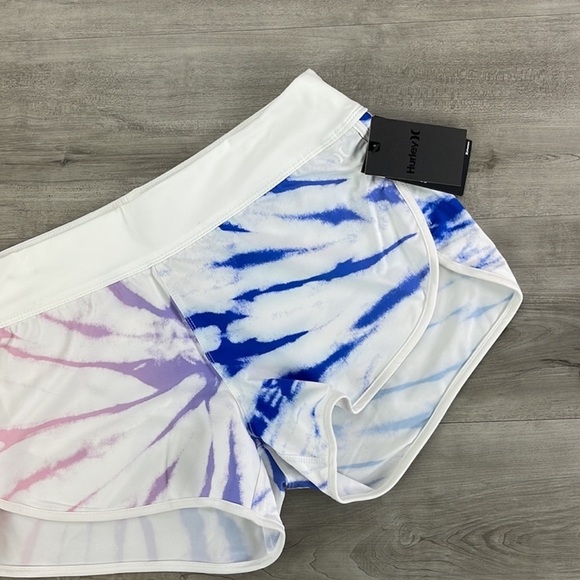 ☀️HURLEY☀️ PLATINUM SPIDER TIE DYE ROYLE BOARD SHORTS - Picture 3 of 10